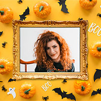 Фотоэффект - Halloween Boo Photo Frame