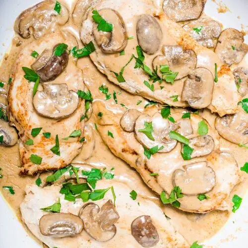 easy chicken marsala recipe - one pan dish