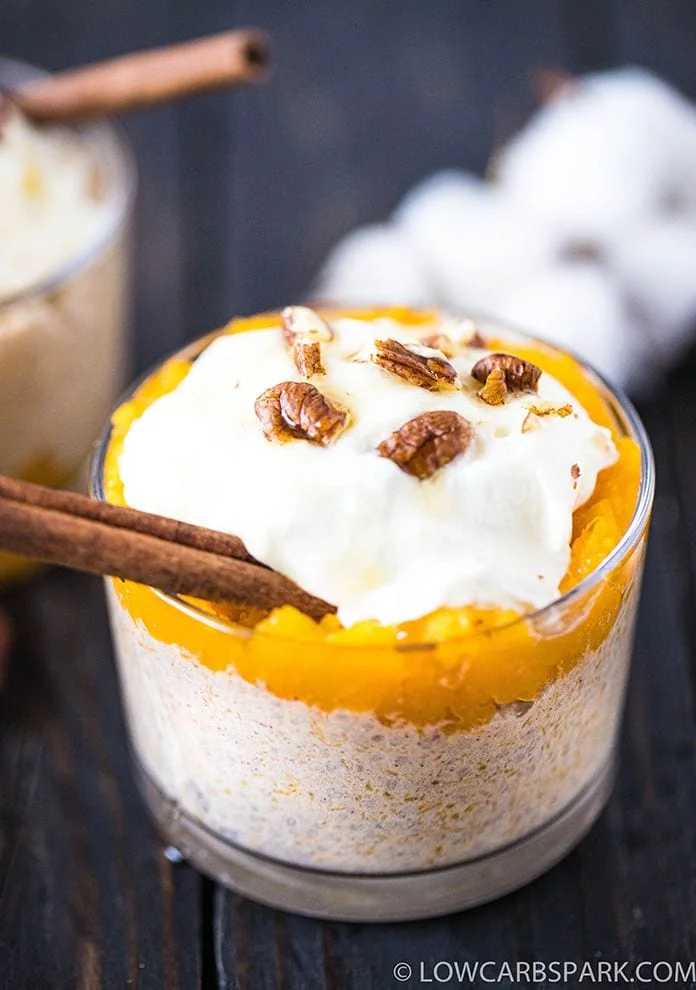 pumpkin pie chia pudding