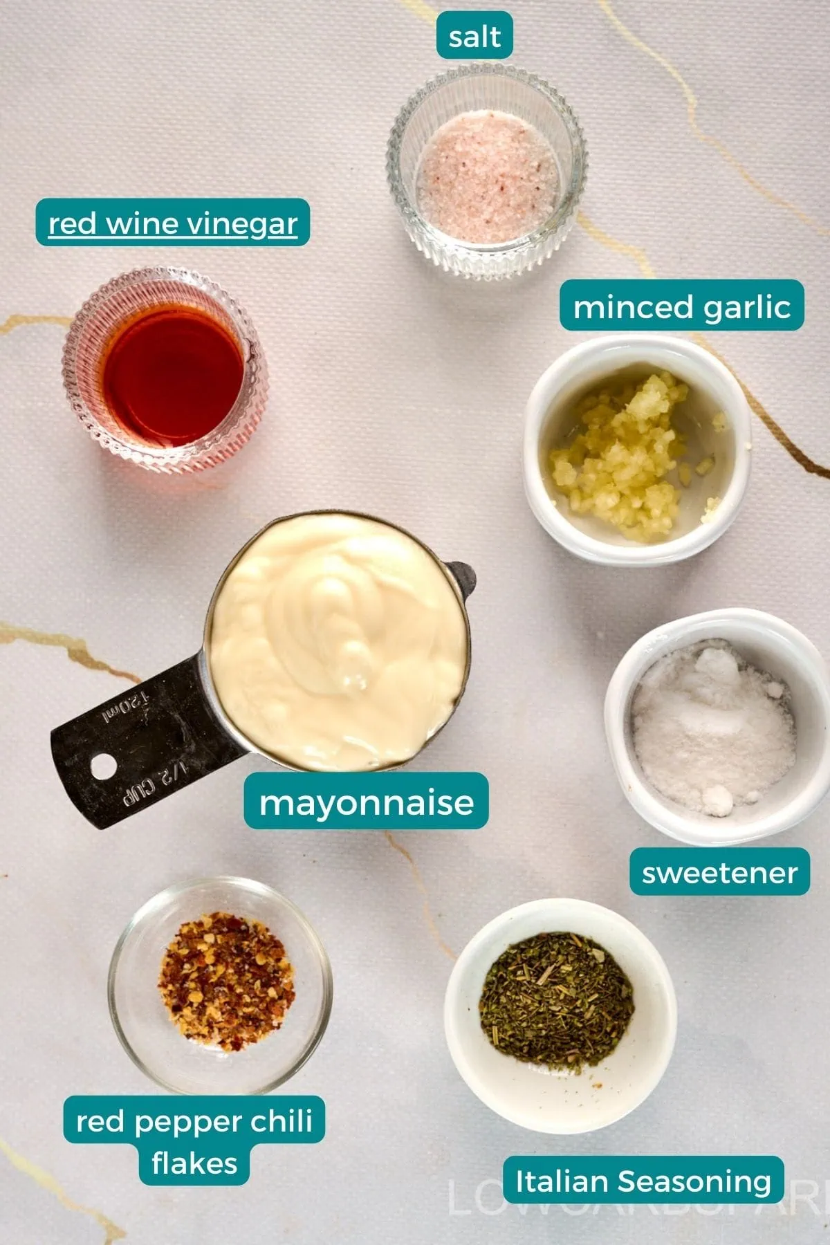 Grinder Salad Dressing Ingredients