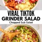 viral tiktok grinder salad pinterest