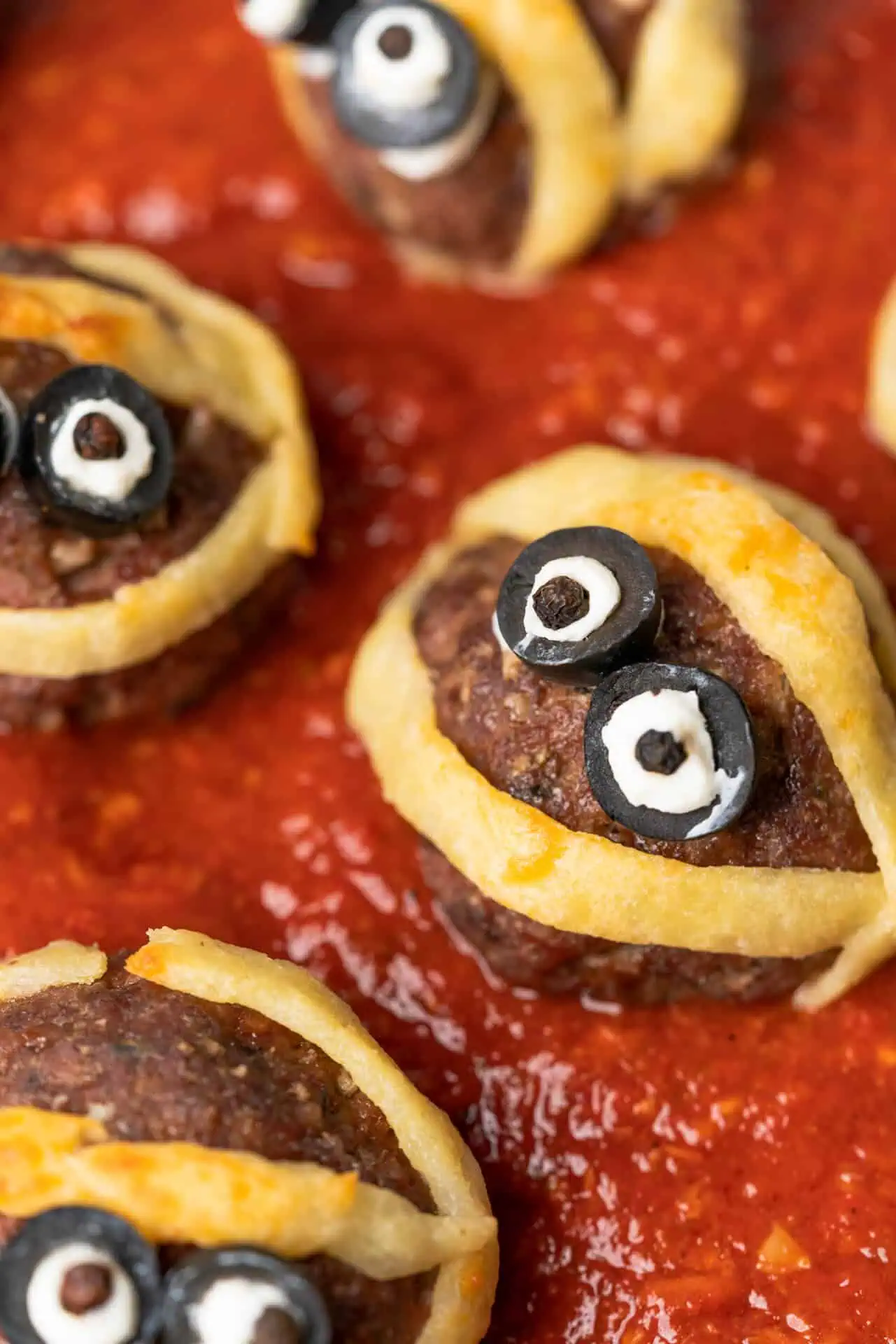 Mummy Meatballs 16