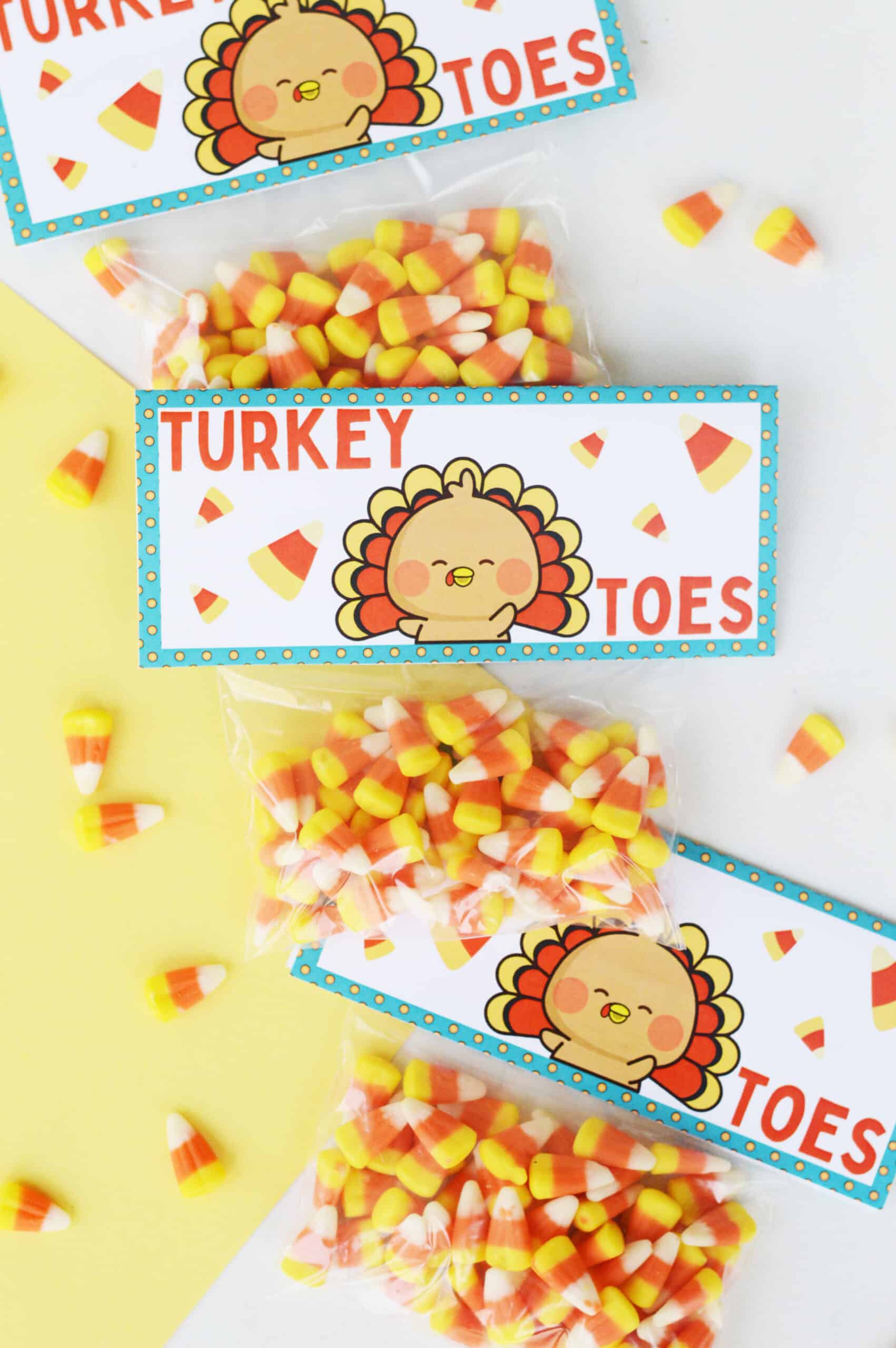 turkey toes free printable