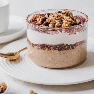 Vegane Tiramisu Over Night Oats