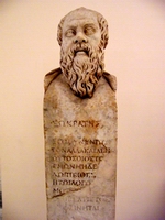 Socrate tipo B - Replica di III sec.d.C. da originale del 330 a.C. attribuito a Lisippo, inv. 6415.