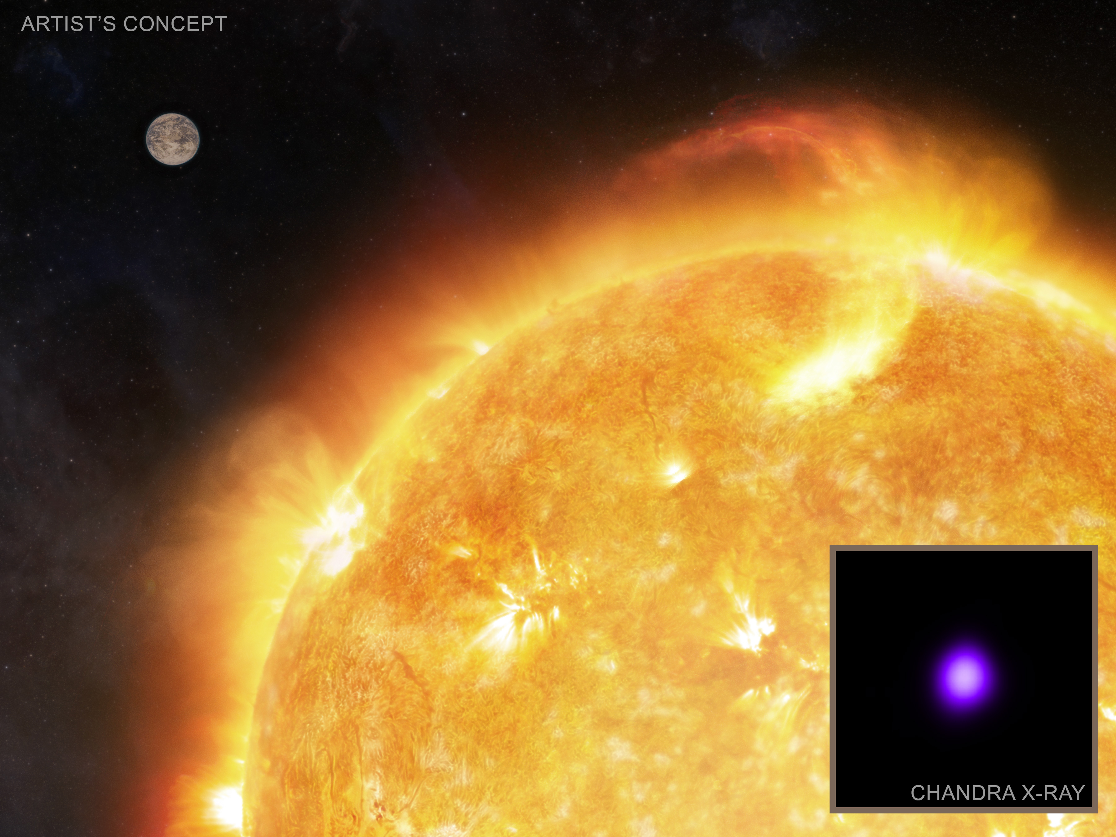 Exoplanets Need to Be Prepared for Extreme Space Weather, Chandra Finds