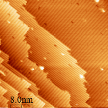 H-terminated Si surface.