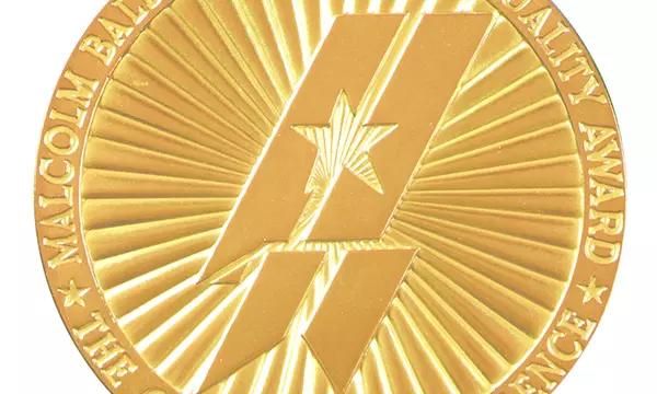 Baldrige Award medallion