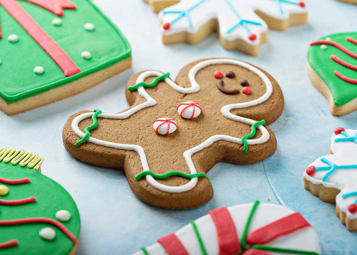 como decorar galletas de jengibre de Navidad