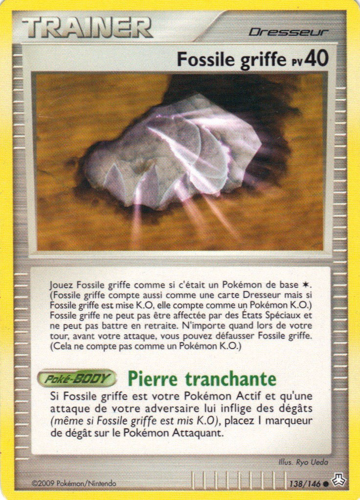 Fossile griffe (Diamant & Perle Éveil des Légendes 138)