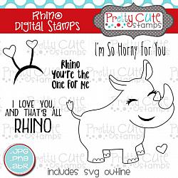 Rhino Digital Stamps