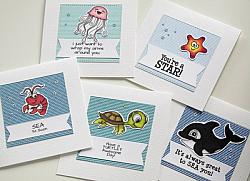 Sea Ya Soon Digital Stamps