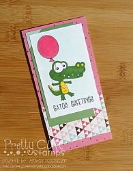 Birthday Gator Digital Stamps