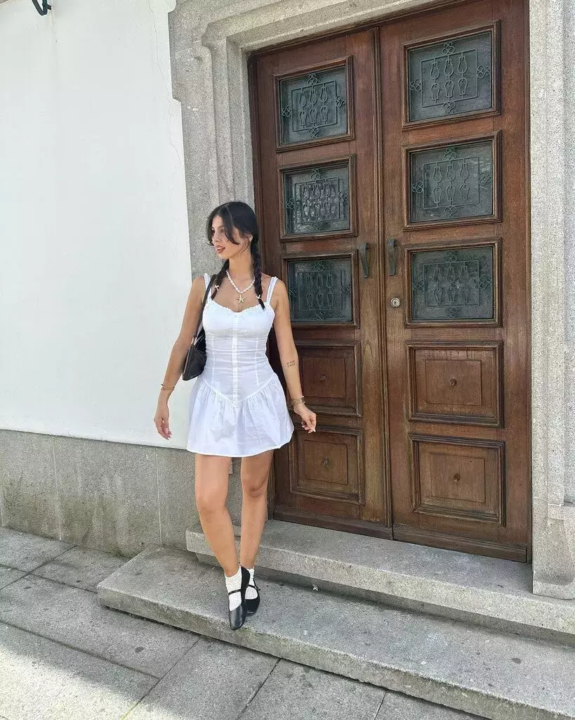 summer all white outfits for women