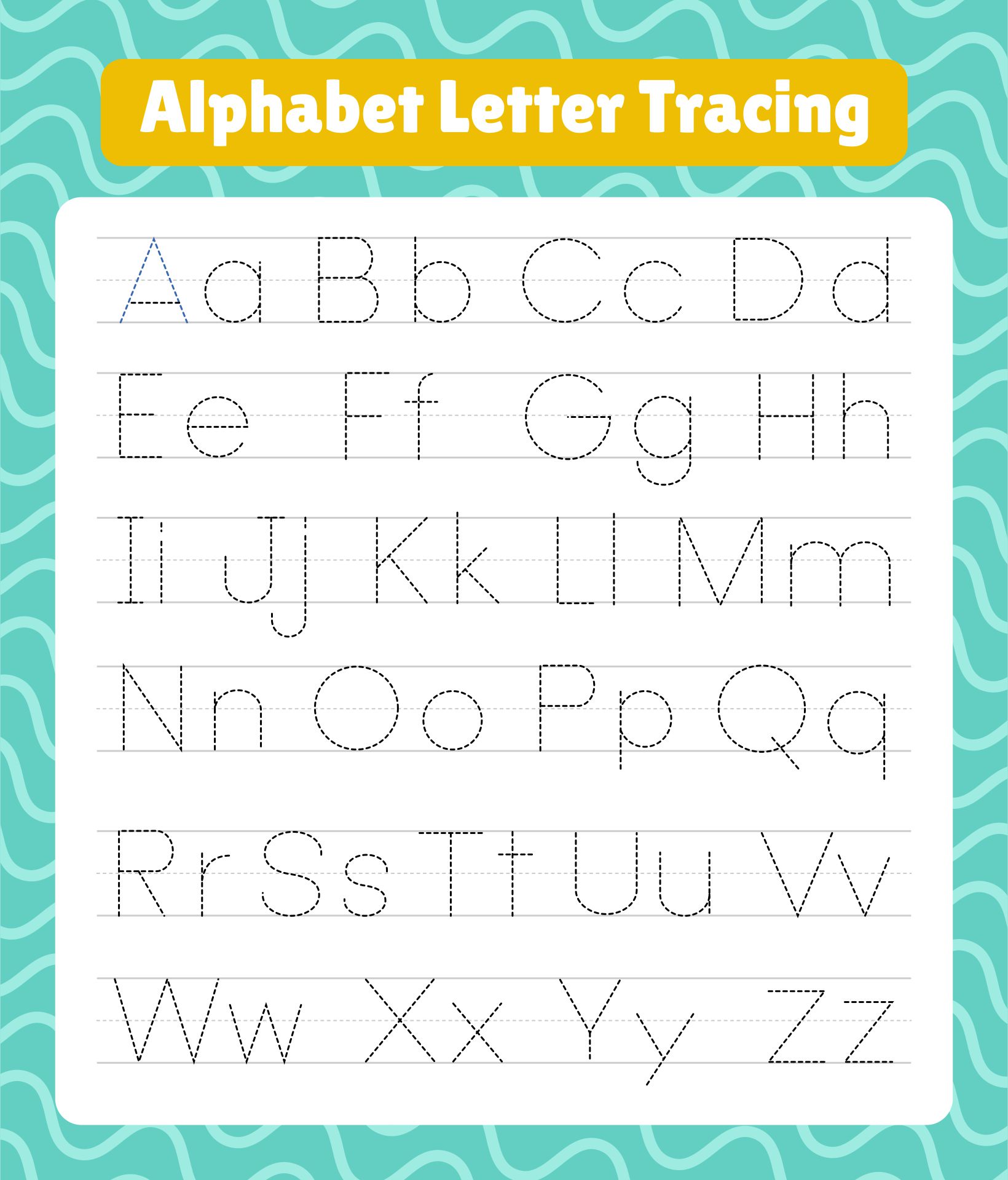 Letter Tracing Worksheets