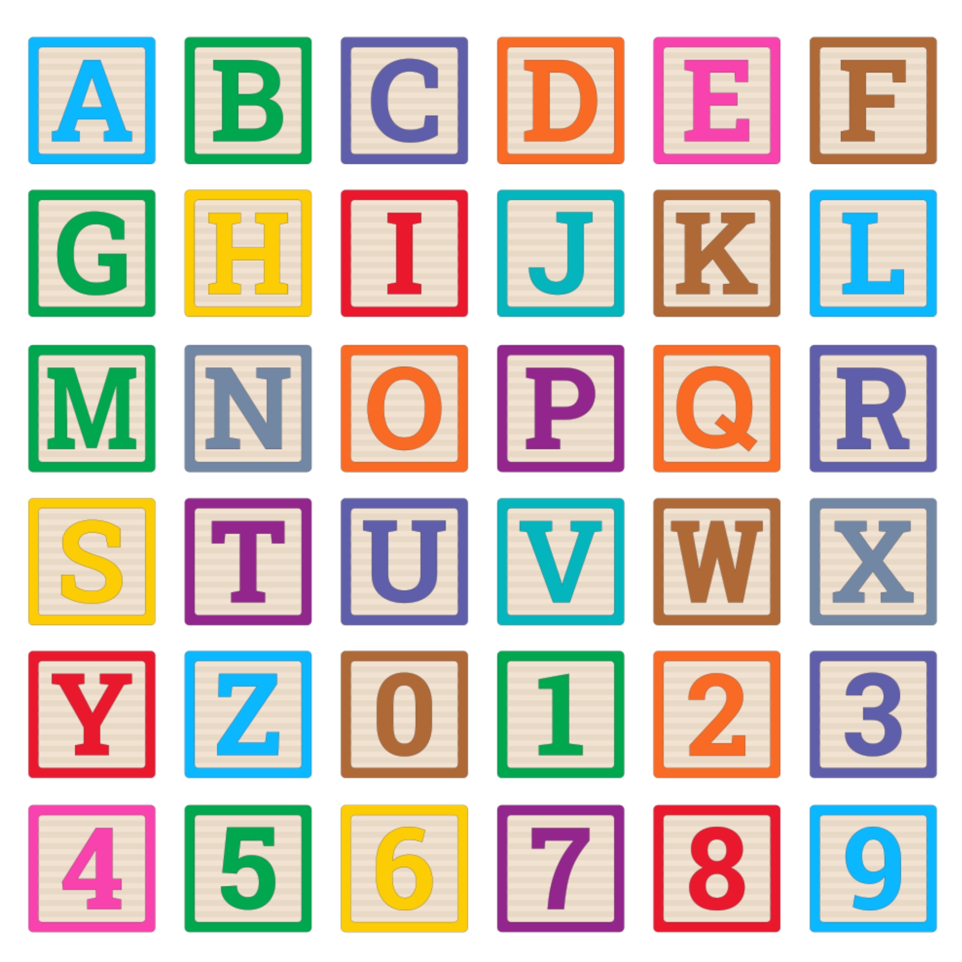 Printable Word Wall Alphabet Letters