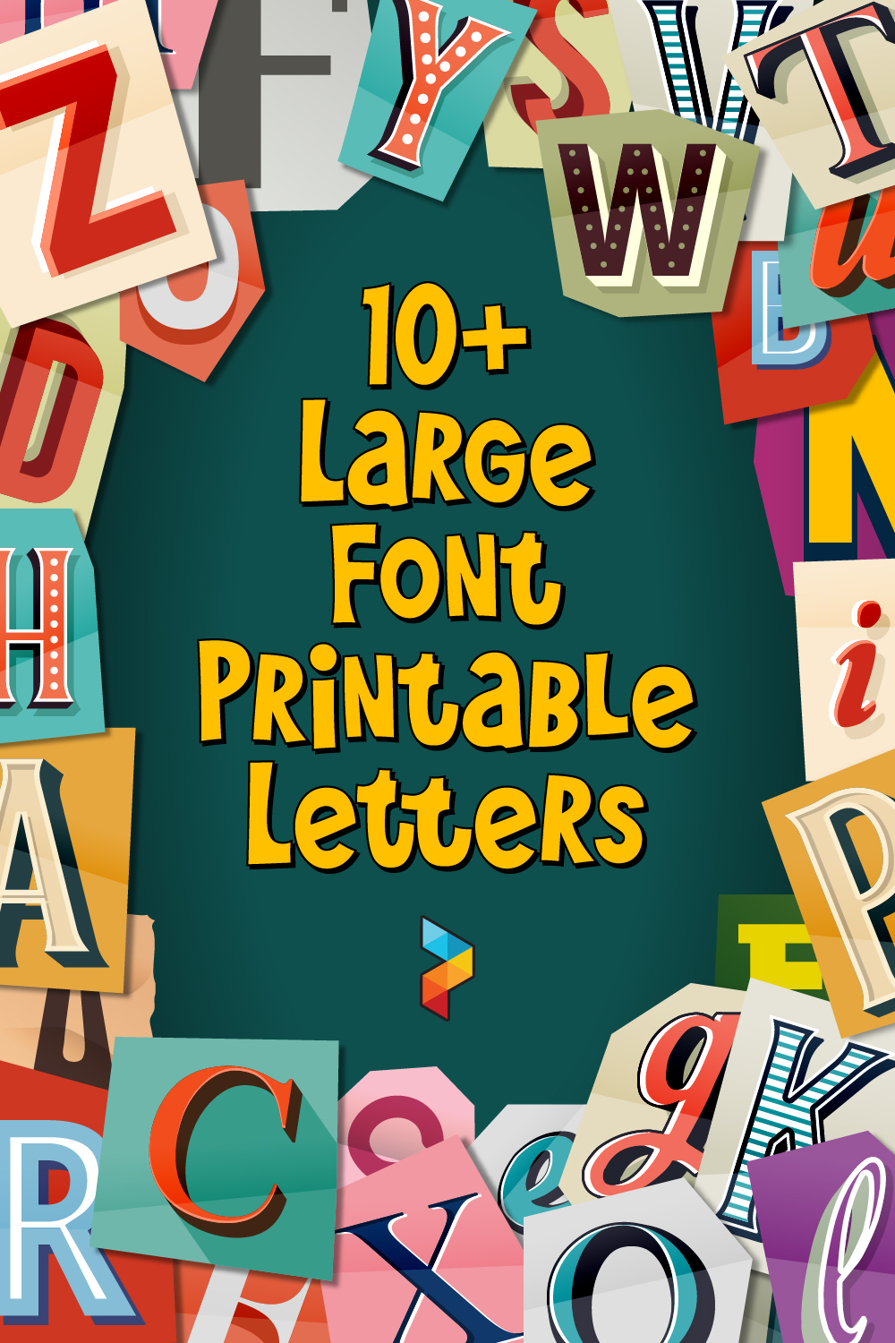 Large Font  Letters