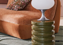 Five 1970s-style table lamps at La Redoute