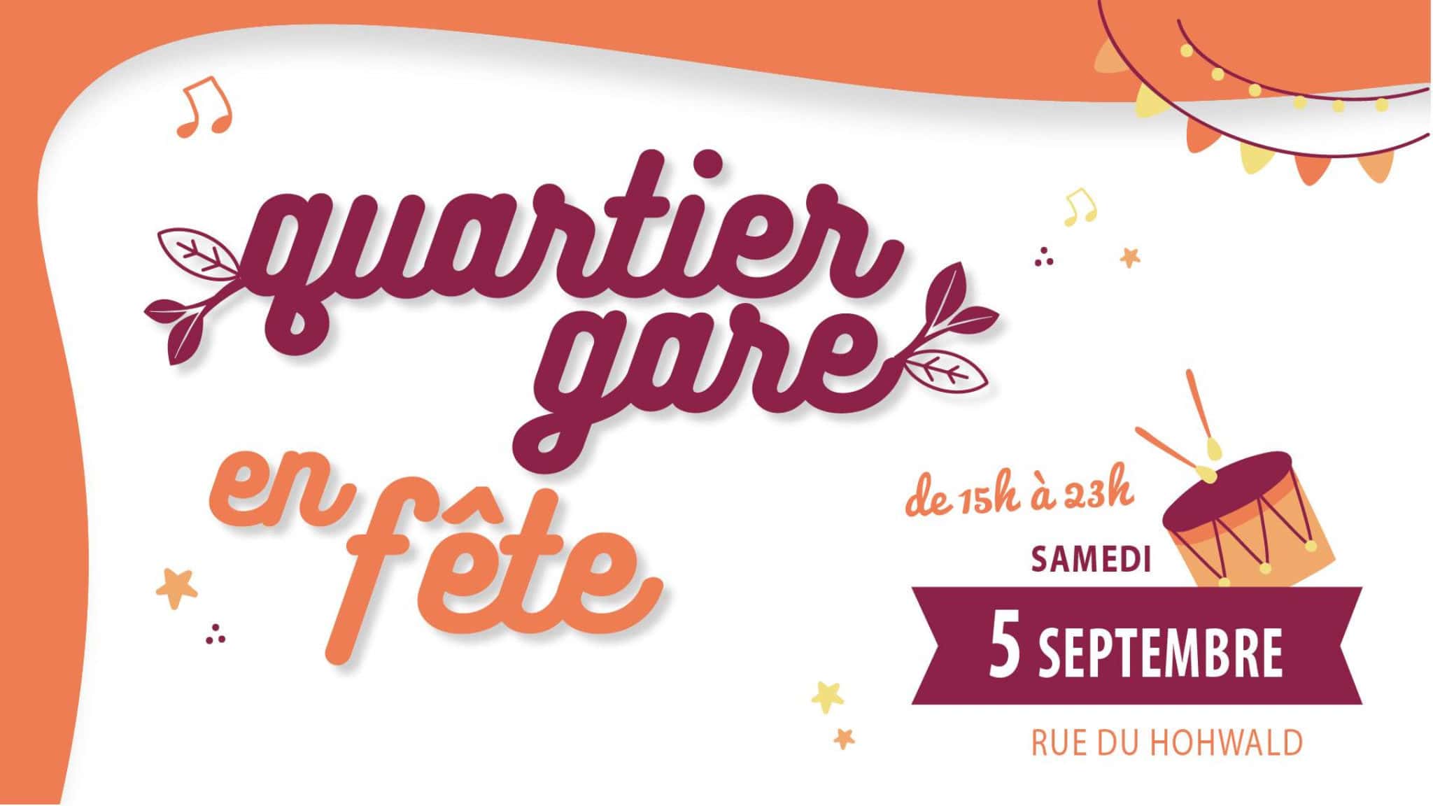 Le quartier gare en fête revient le samedi 5 septembre