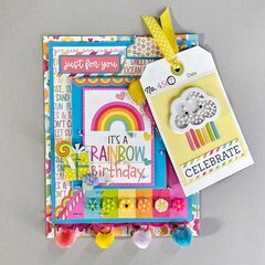 Birthday Rainbow tag/card