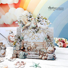 Panel card with Lullaby Lane collection by Barbara Paterno