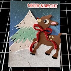 Reindeer Holiday Card