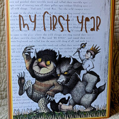 Where the Wild Things are baby's first year album