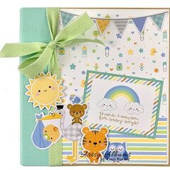 Baby Boy Special Delivery Scrapbook Album