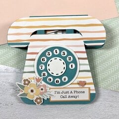 Telephone Mini Scrapbook Album