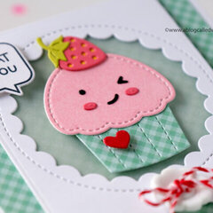 Cupcake Cutie Card with Lawn Fawn!