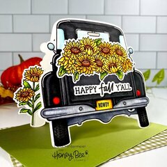 Fall Truck Shaped Card