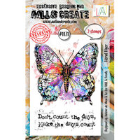 AALL and Create - Clear Photopolymer Stamps - Floral Flyer