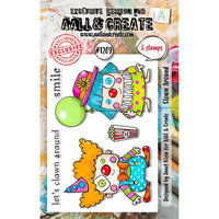 AALL and Create - Clear Photopolymer Stamps - Clown Around