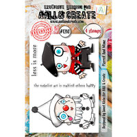 AALL and Create - Clear Photopolymer Stamps - Pierrot and Mime