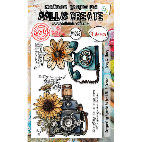 AALL and Create - Clear Photopolymer Stamps - Lens & Lines