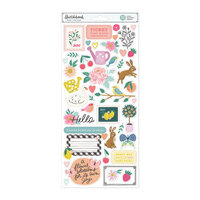 Bea Valint - Sketchbook Collection - 6 x 12 Cardstock Stickers