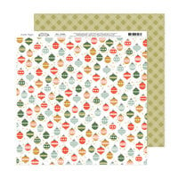 Crate Paper - Holly Jolly Holiday Collection - 12 x 12 Double Sided Paper - P4