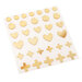 Jen Hadfield - Peaceful Heart Collection - Mirrored Acrylic Stickers - Gold Foil