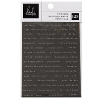 Heidi Swapp - Set Sail Collection - Sentiment Stickers