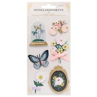 Maggie Holmes - Woodland Grove Collection - Layered Stickers with Gold Foil Accents