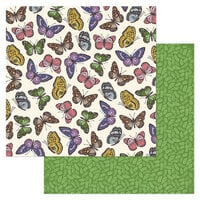 Crate Paper - Moonlight Magic Collection - 12 x 12 Double Sided Paper - Heart Flutter