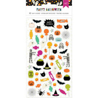 American Crafts - Happy Halloween Collection - Puffy Stickers - Icons