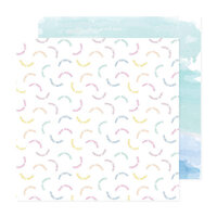 Celes Gonzalo - Rainbow Avenue Collection - 12 x 12 Double Sided Paper - Happy Thoughts