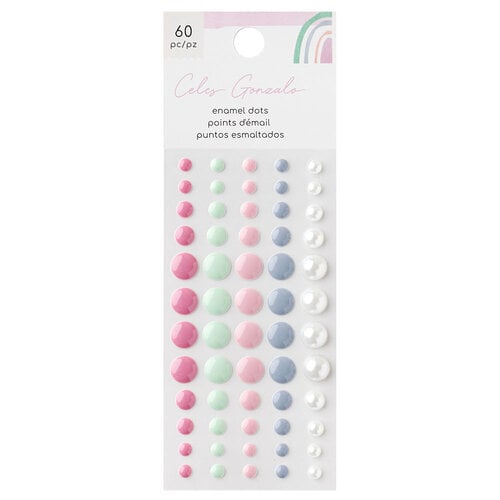 Celes Gonzalo - Rainbow Avenue Collection - Enamel Dots - Iridescent Glitter