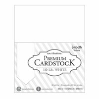 Core'dinations - 8.5 x 11 Cardstock - Value Pack - White - 25 sheets