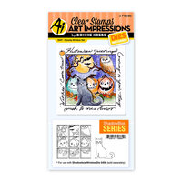 Art Impressions - Windows to the World Collection - Die and Clear Photopolymer Stamp Set - Shadow Box Series - Spooky