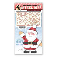 Art Impressions - Steel Dies - Santa Puppet