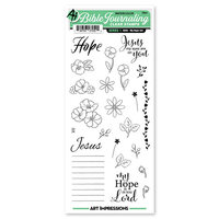 Art Impressions - Bible Journaling Collection - Clear Photopolymer Stamps - My Hope