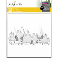 Altenew - Simple Coloring Stencil - 3 in 1 Set - Pine Forest