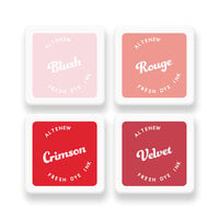 Altenew - Fresh Dye Ink Pad - Mini Cube Set - Red Sunset